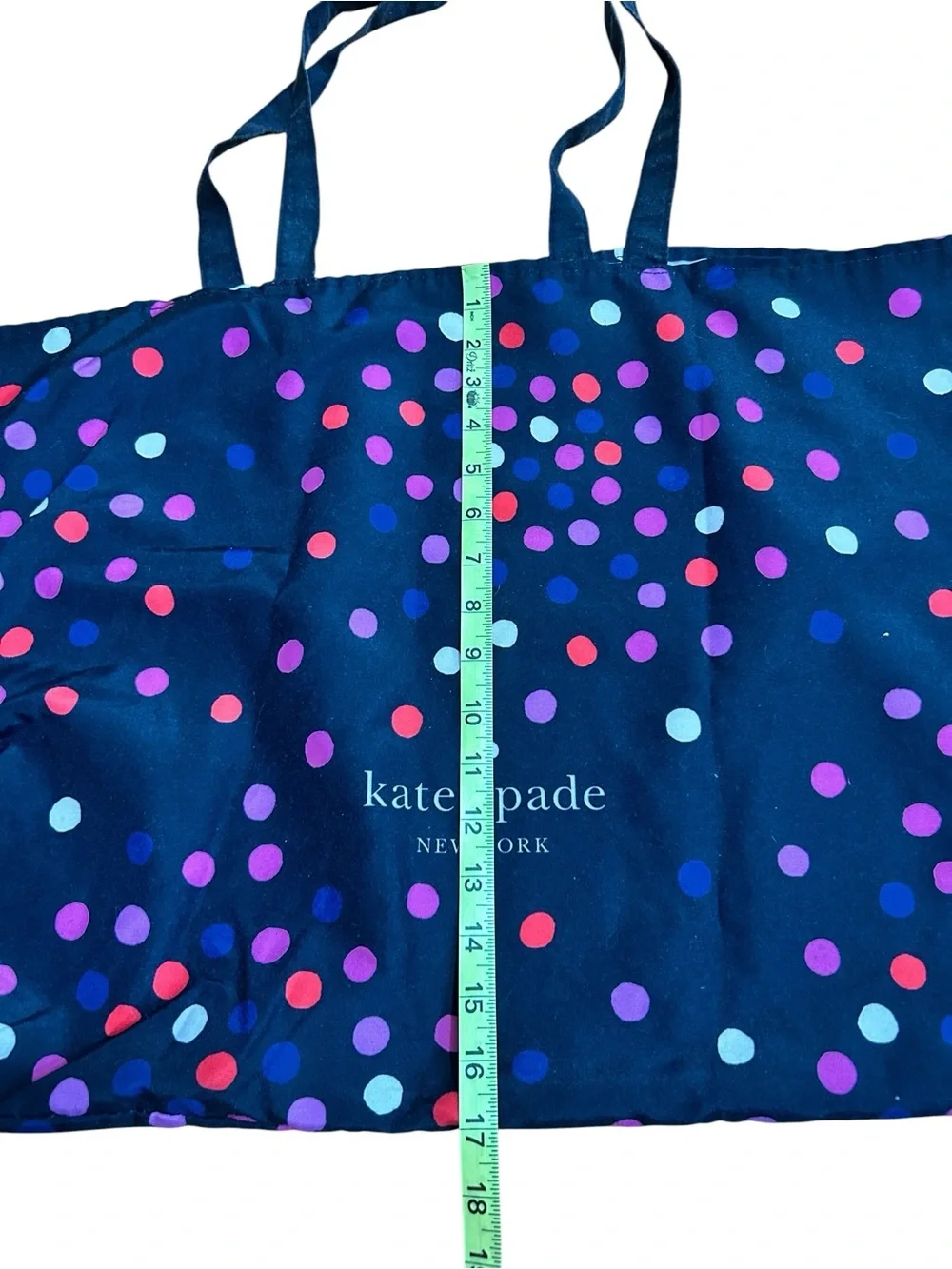 Kate Spade Confetti Reusable Tote Bag, polka dot large size